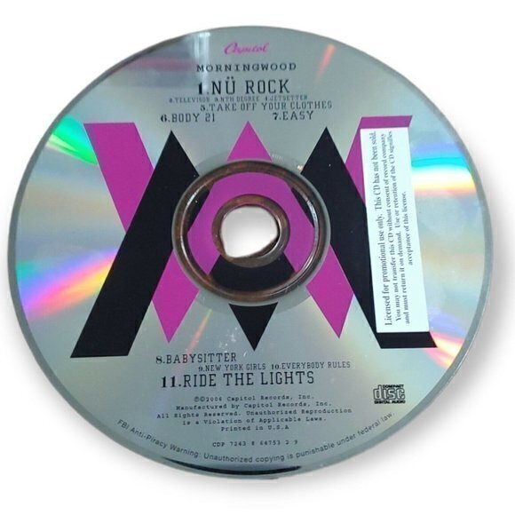 Morningwood - Self Titled‎ [2006 Promotional CD] - Picture 3 of 3